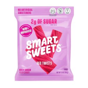 SmartSweets Red Twists Gummy 1.8oz 12ct