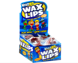 Concord Wack-O-Wax Gummy Wax Lips Cherry 24ct
