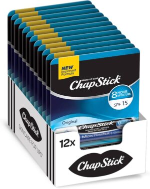 ChapStick Moisturizer Lip Balm 0.15oz 12ct