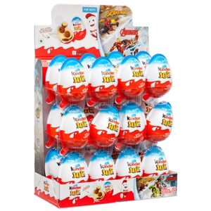 Kinder Joy Chocolate Egg Surprise for Boys 24ct