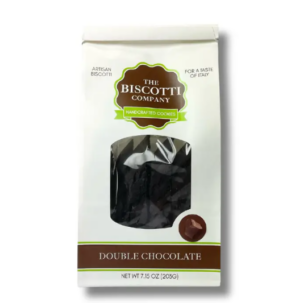 The Biscotti Company Double Chocolate Biscotti 7.15oz 12ct