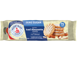Voortman Sugar Free Iced Almonette Cookies 8oz 6ct