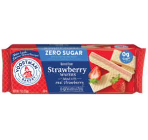 Voortman Sugar Free Strawberry Wafers 9oz 6ct