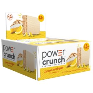 Power Crunch Protein Wafer Bars Lemon Meringue Bars 1.4oz 12ct