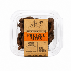 Asher’s Milk Chocolate Pretzel Bites 5.75oz Fresh Pack 6ct