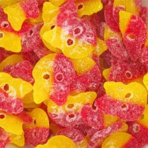 Bubs Big Sour Skull Lemon Raspberry Swedish Gummies 7lb Bulk