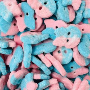 Bubs Large Dizzy Skull Bubblegum Swedish Gummies 2.86lb Bulk