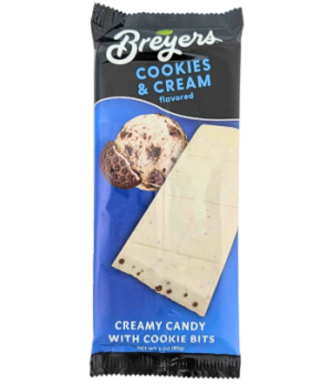 Breyer's Cookies & Cream Candy Bar 3oz 18ct