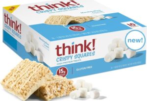 Think! Crispy Protein Squares Marshmallow Crunch 1.48oz 10ct