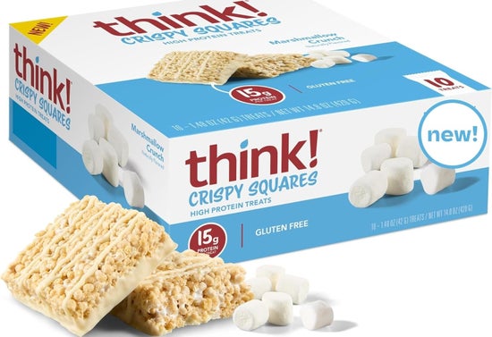 Think! Crispy Protein Squares Marshmallow Crunch 1.48oz 10ct