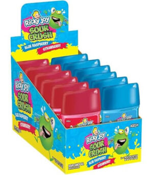 Ricky Joy Sour Crush Blue Raspberry & Strawberry Gel 1.59oz 12ct