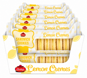 Carley's Lemon Cremes Sandwich Cookies 3.5oz 12ct