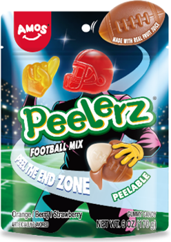 Amos Peelerz Football Mix 6oz 12ct