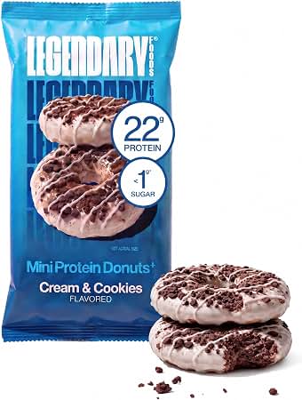 Legendary Foods Cookies & Cream Protein Donuts 12ct
