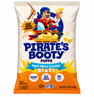Pirate's Booty Cheddar Blast 4oz 12ct