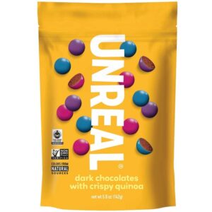UNREAL Dark Chocolate with Crispy Quinoa Pouch 5oz 6ct